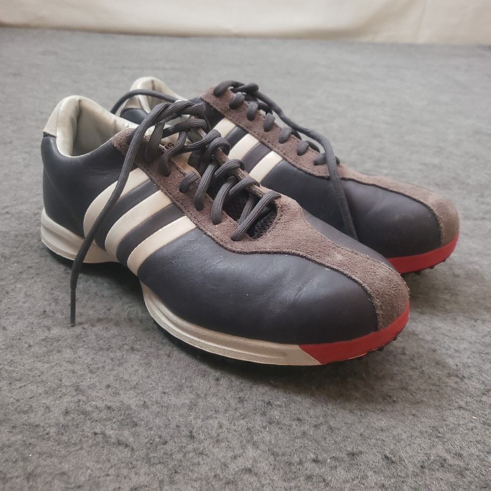 Adidas Tour 360 Golf Shoes Mens 6.5 Gray White Cleats Golfing‎ Golfer Adult